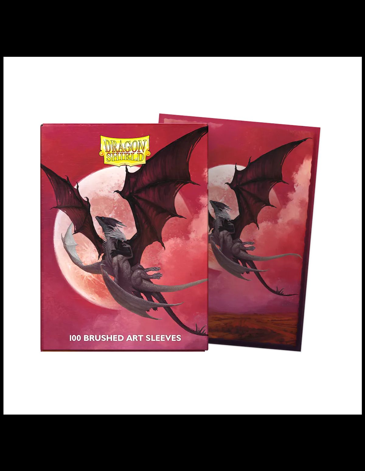 Brushed art sleeves - Valentine Dragons 2024 - 100 stk - Dragon Shield