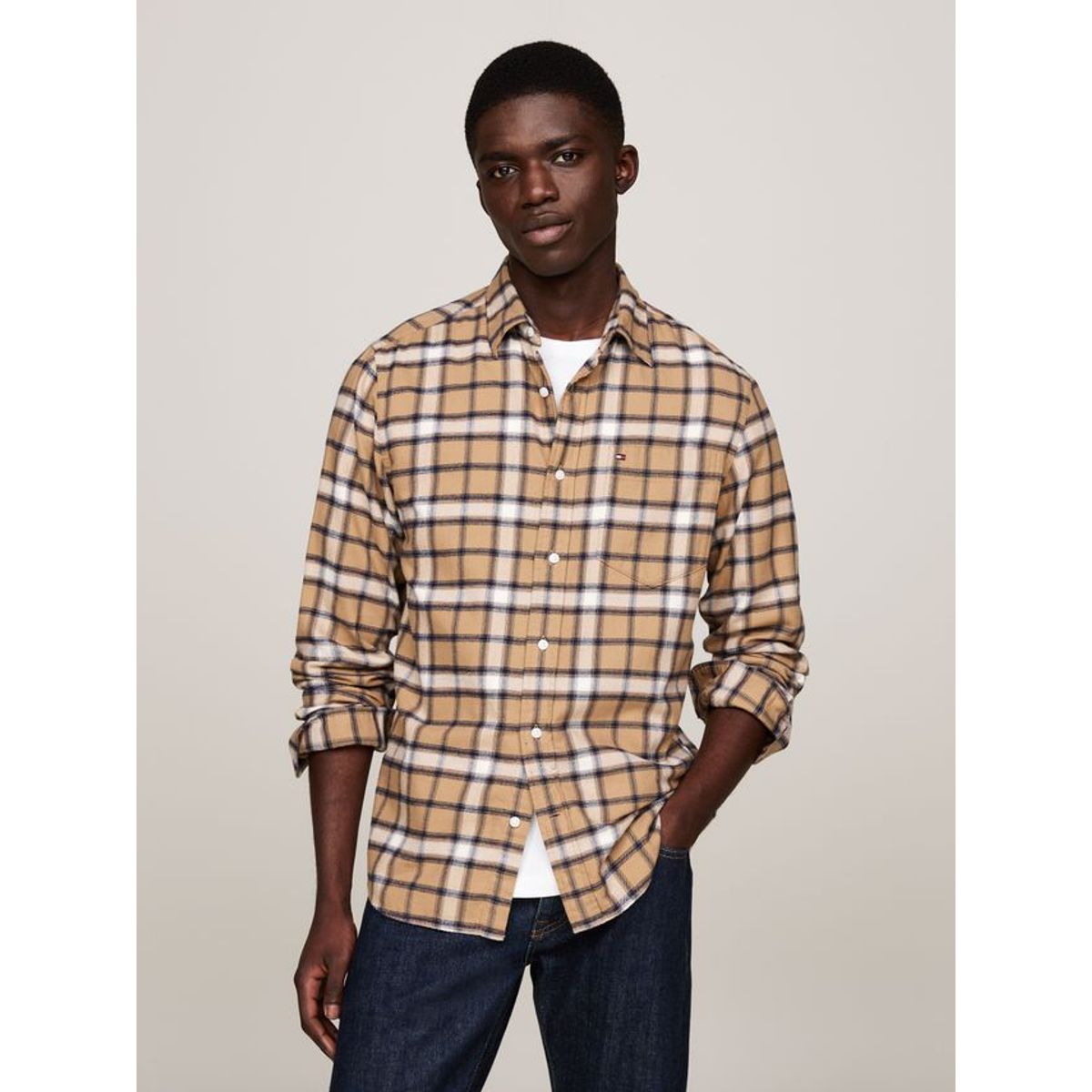 BRUSHED SHADOW CHECK RF SHIRT