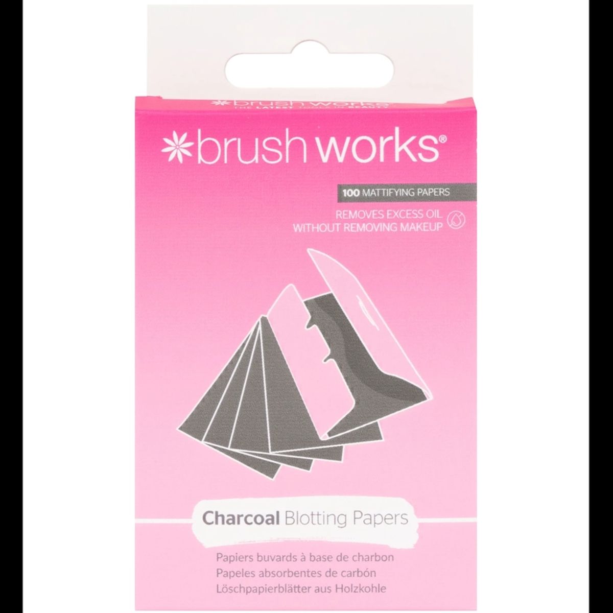 Brushworks Charcoal Blotting Papers 100 Pieces