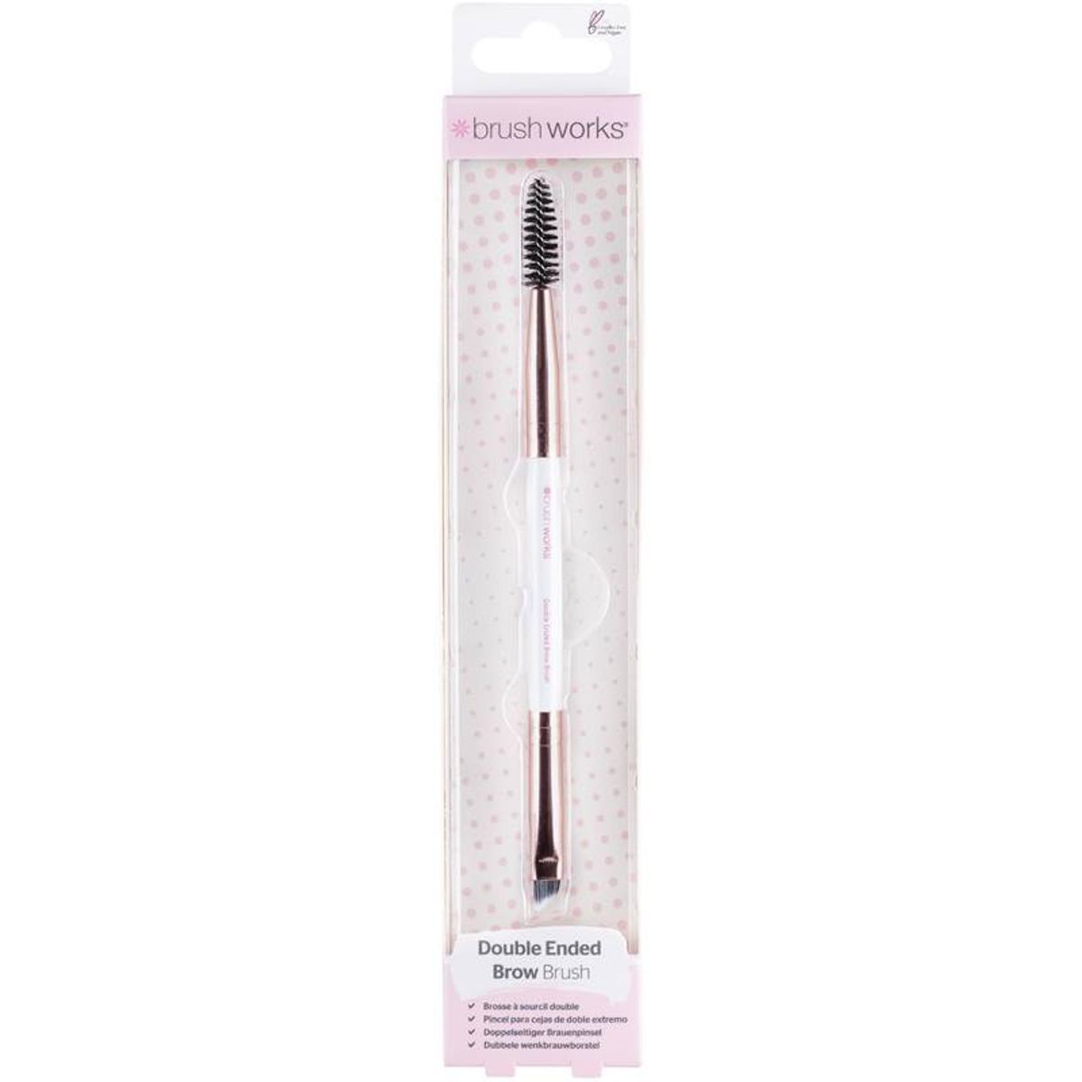 Brushworks Double Ended Brow Brush