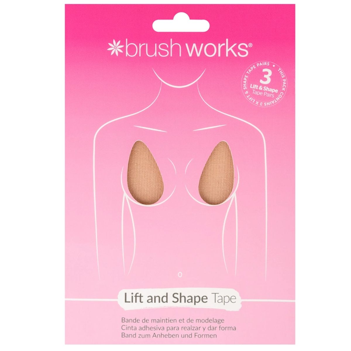 Brushworks Lift & Shape Tape 3 Pairs