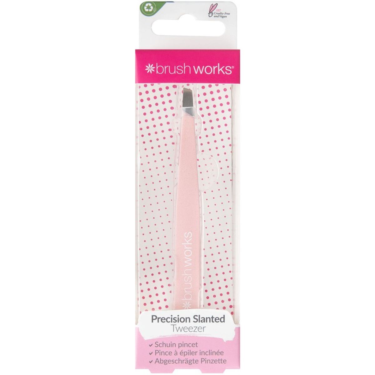 Brushworks Precision Slanted Tweezers