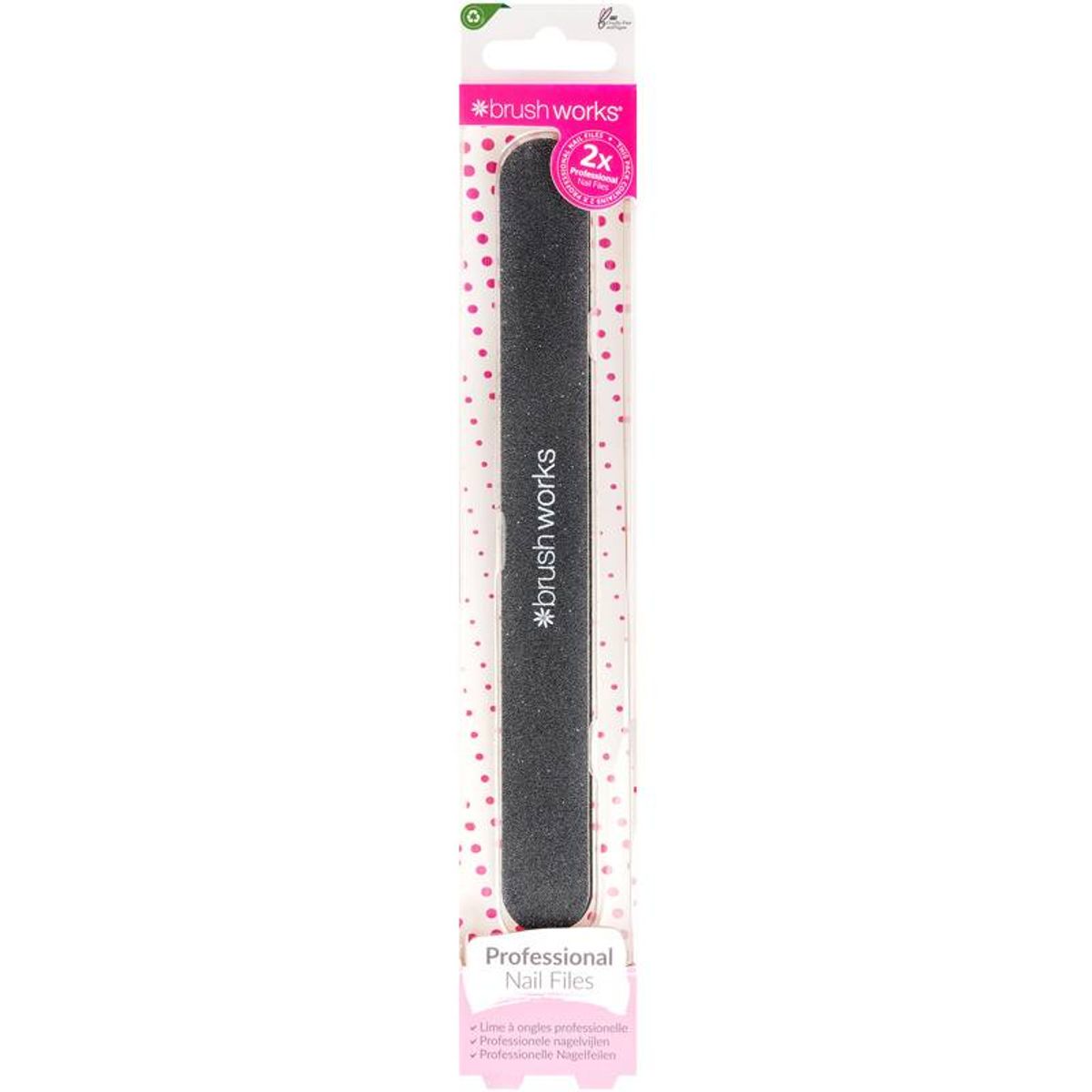 Brushworks Professional Nail Files 2 Pieces