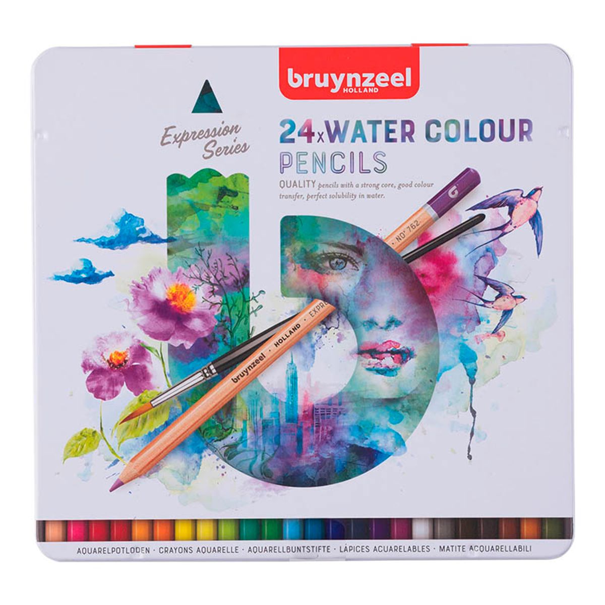 Bruynzeel Watercolour Expression - 24 st...