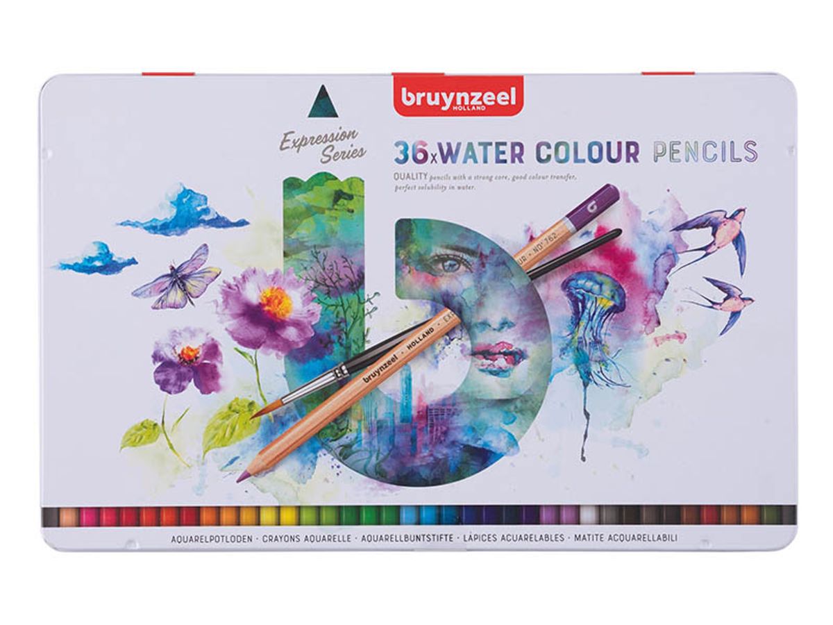 Bruynzeel Watercolour Expression - 36 st...