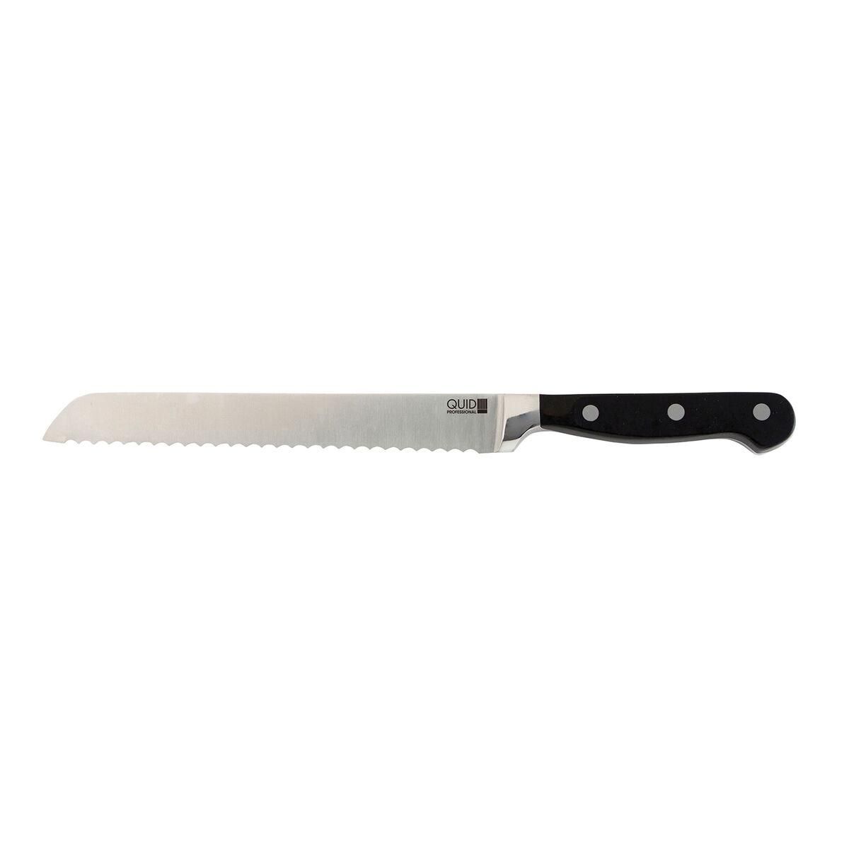 Brødkniv Quid Professional Inox Chef Black Metal 20 cm (Pack 6x)