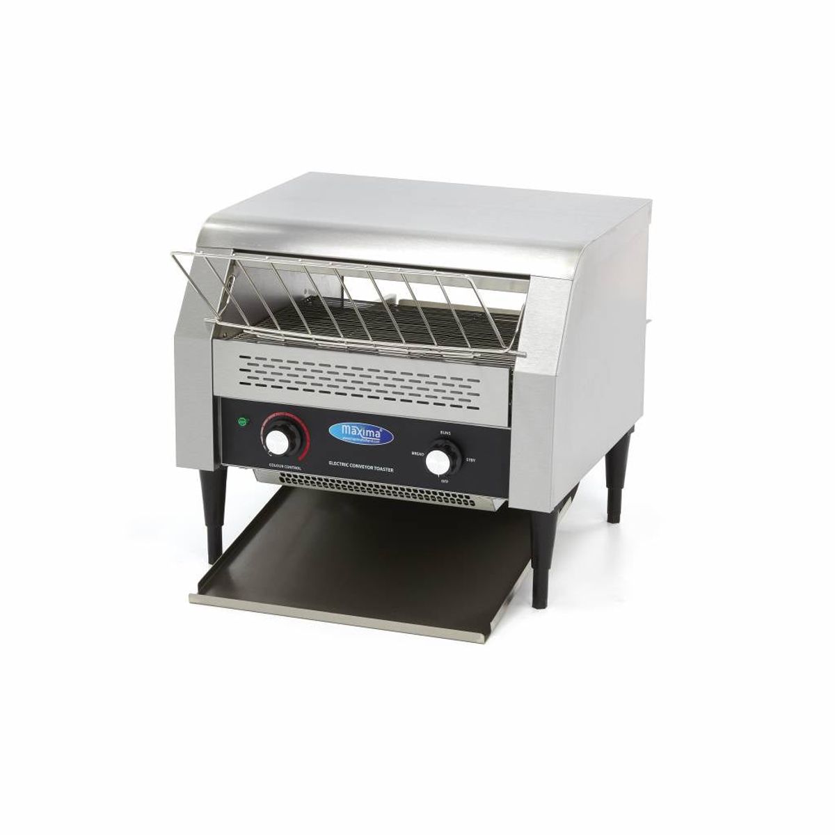 Brødrister / Conveyortoaster - 450 skiver/t - Justerbar hastighed - inkl krummebakke