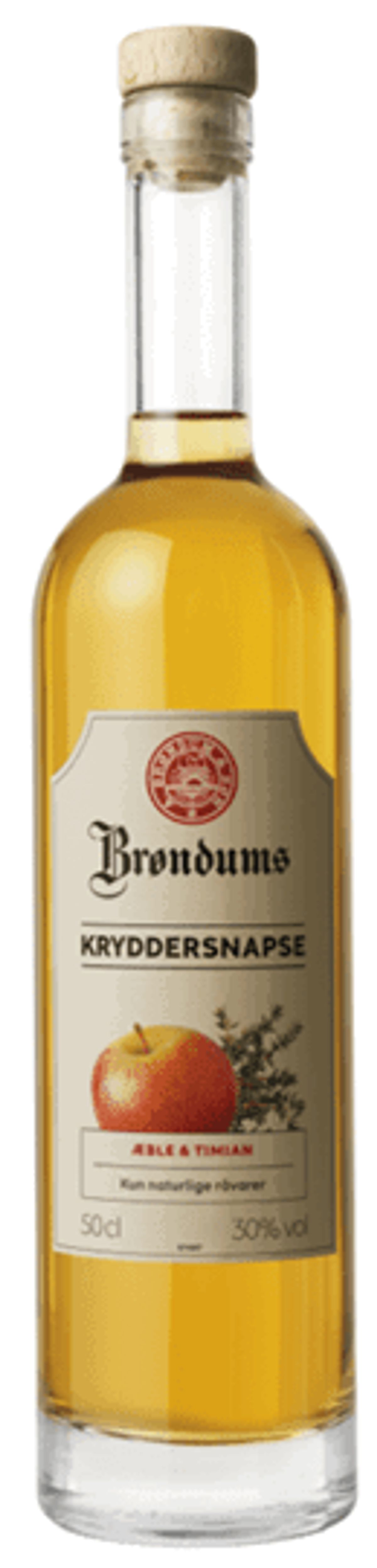 Brøndums Kryddersnaps Æble & Timian Fl 50