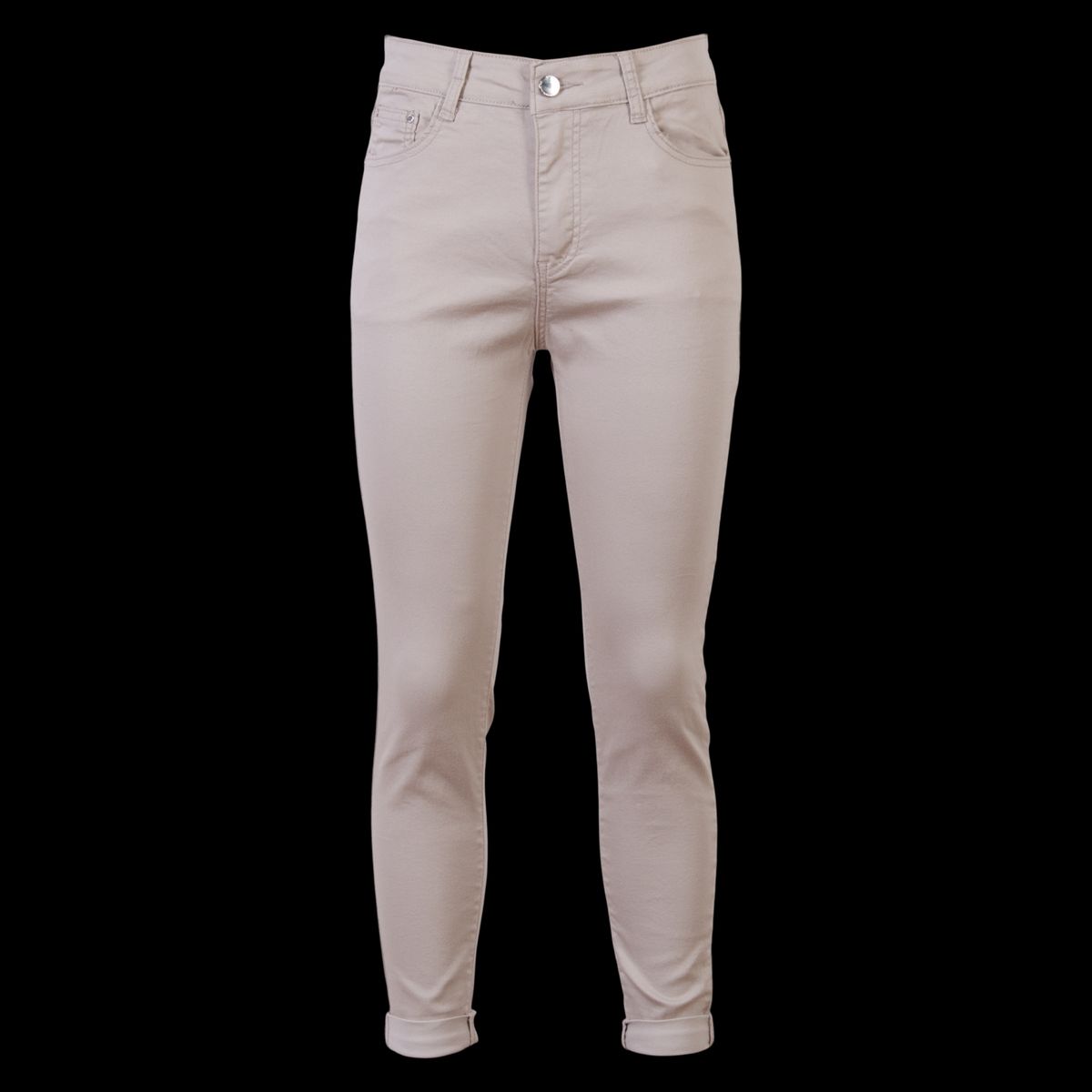 BS Jeans Dame Bukser - Sand - 42