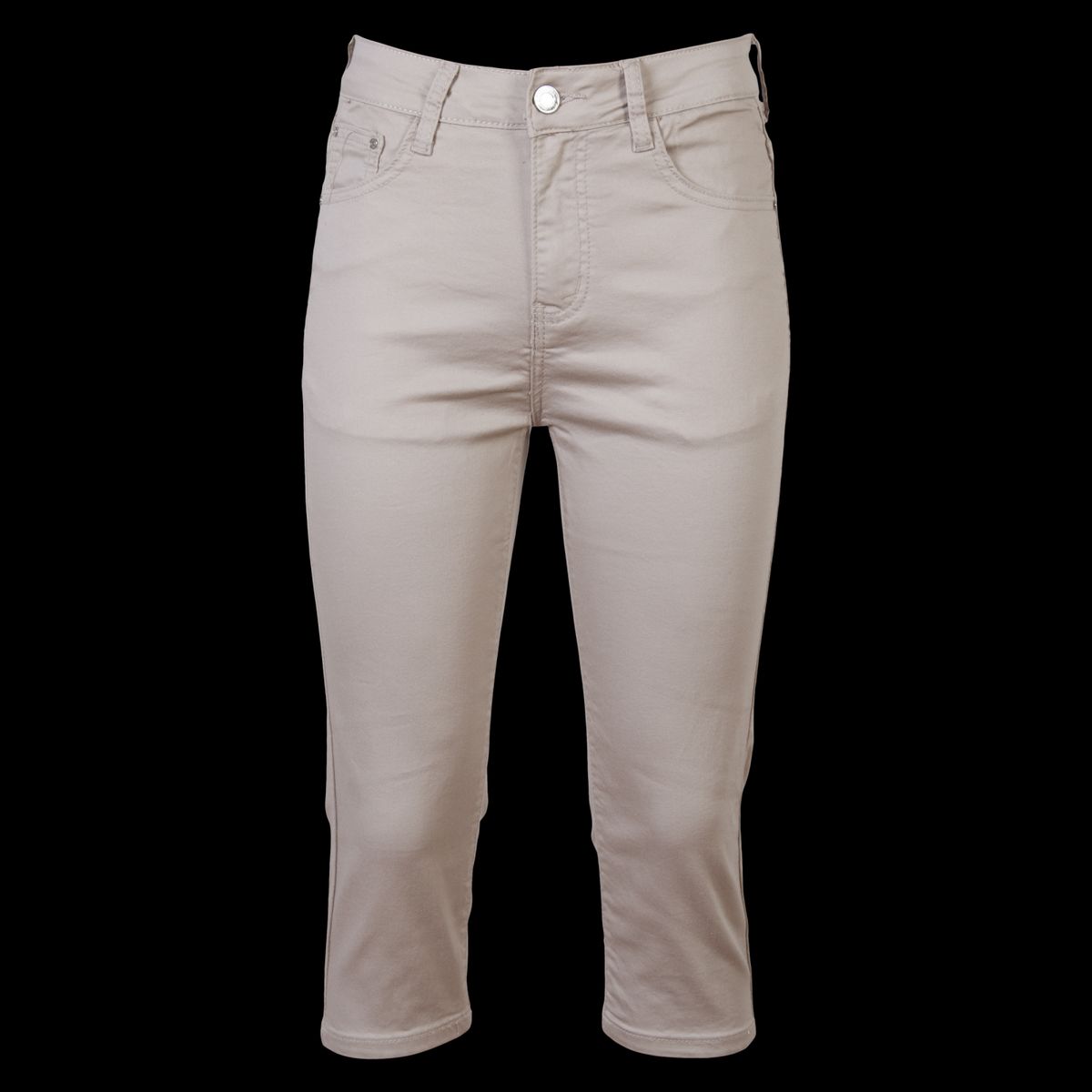 BS Jeans Dame Capri - Sand - 36