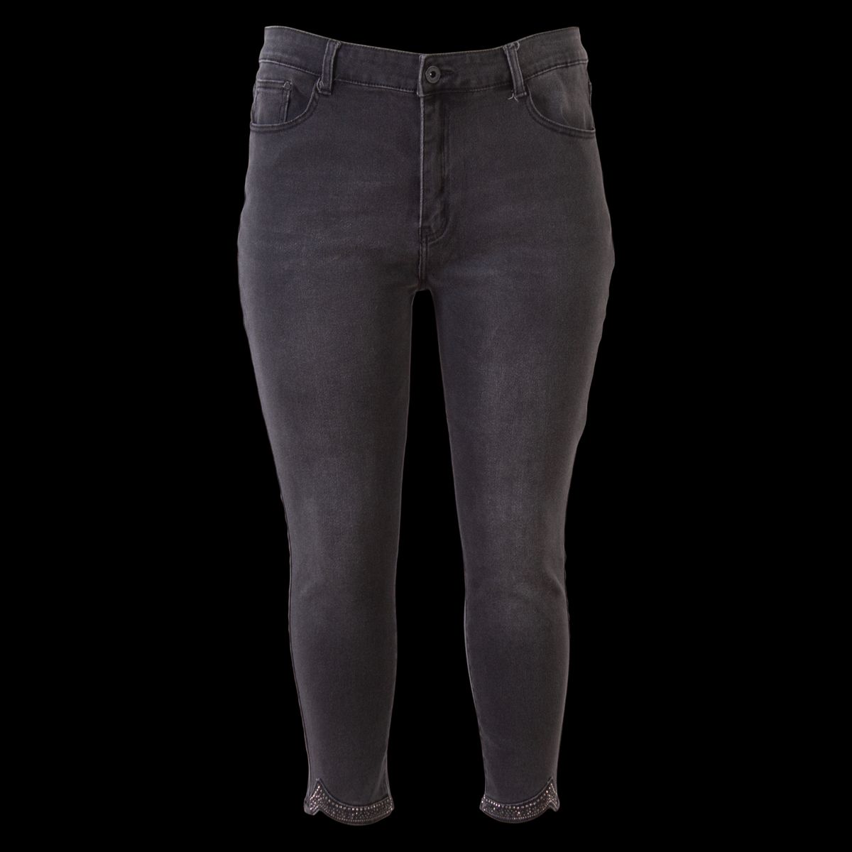 BS Jeans Dame Jeans - Denim Dark Grey - 42