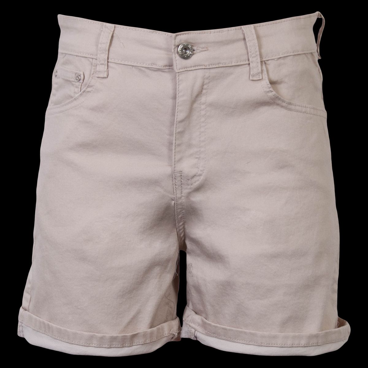 BS Jeans Dame Shorts - Beige - 38