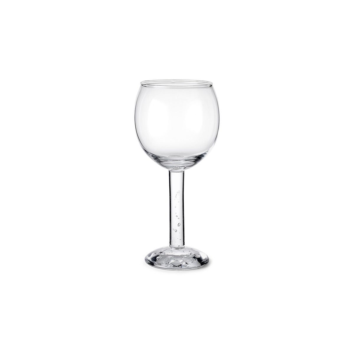 Bubble Glass Wine, plain top fra Louise Roe