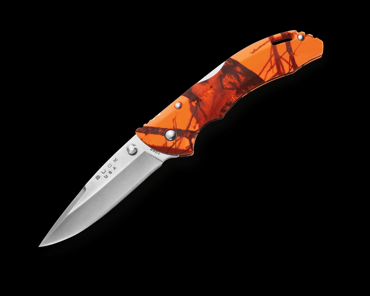 Buck Bantam®. 285 Mossy Oak® Blaze Orange Camo