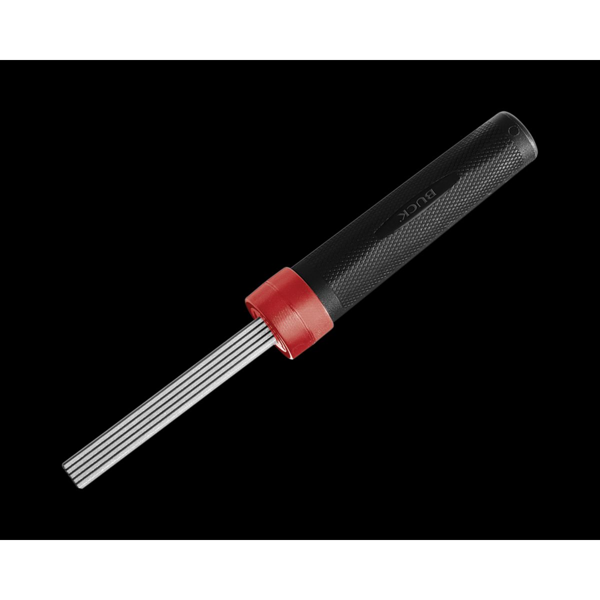 Buck EdgeTek® Fishing FlipStik&trade; Diamond Sharpener. Red/Black Dual Grit Medium/Coarse