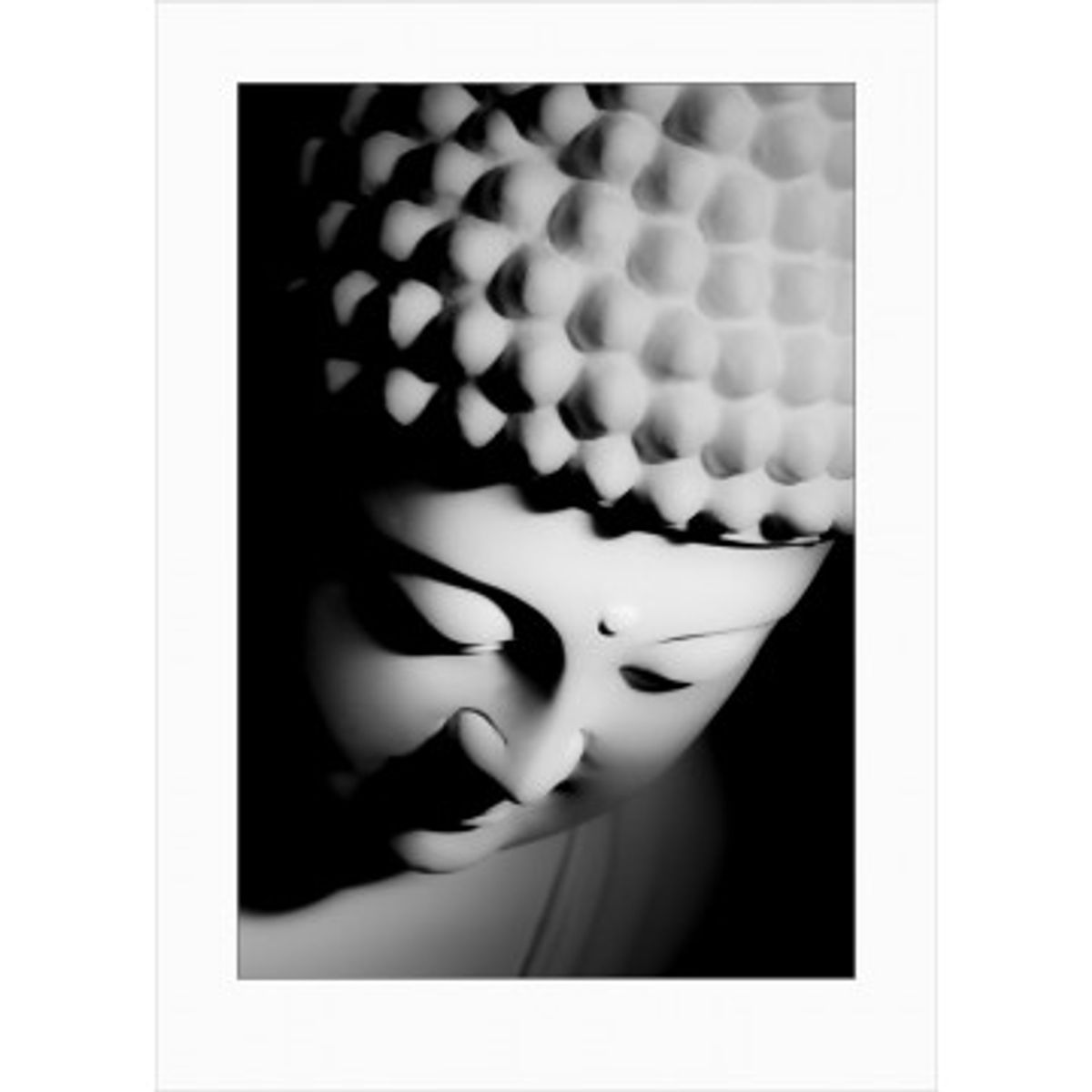 Buddha art print - dark - 0089 - Buddha Art Prints i mørke nuancer - GodKarmaShop