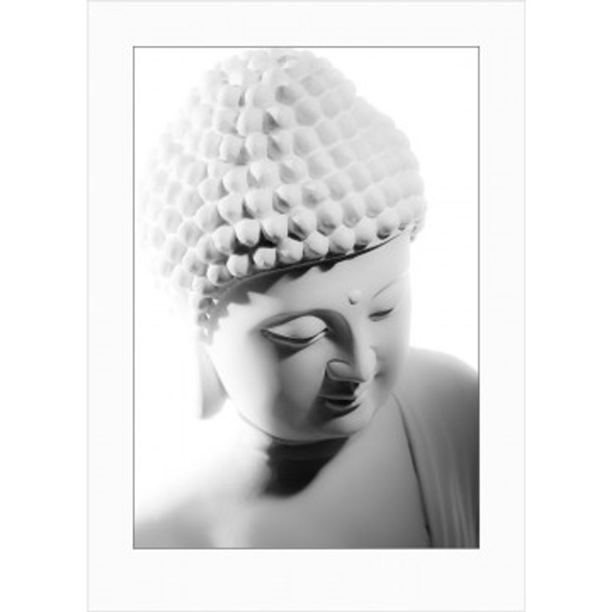 Buddha art print - light - 0032 - Buddha Art Prints i lyse nuancer - GodKarmaShop