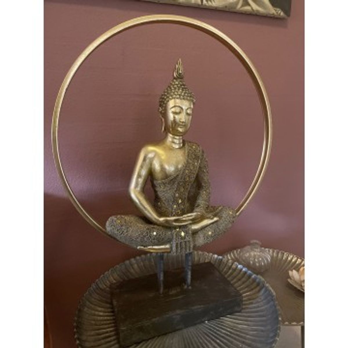 Buddha i livshjul - Buddha statuer generelt - GodKarmaShop