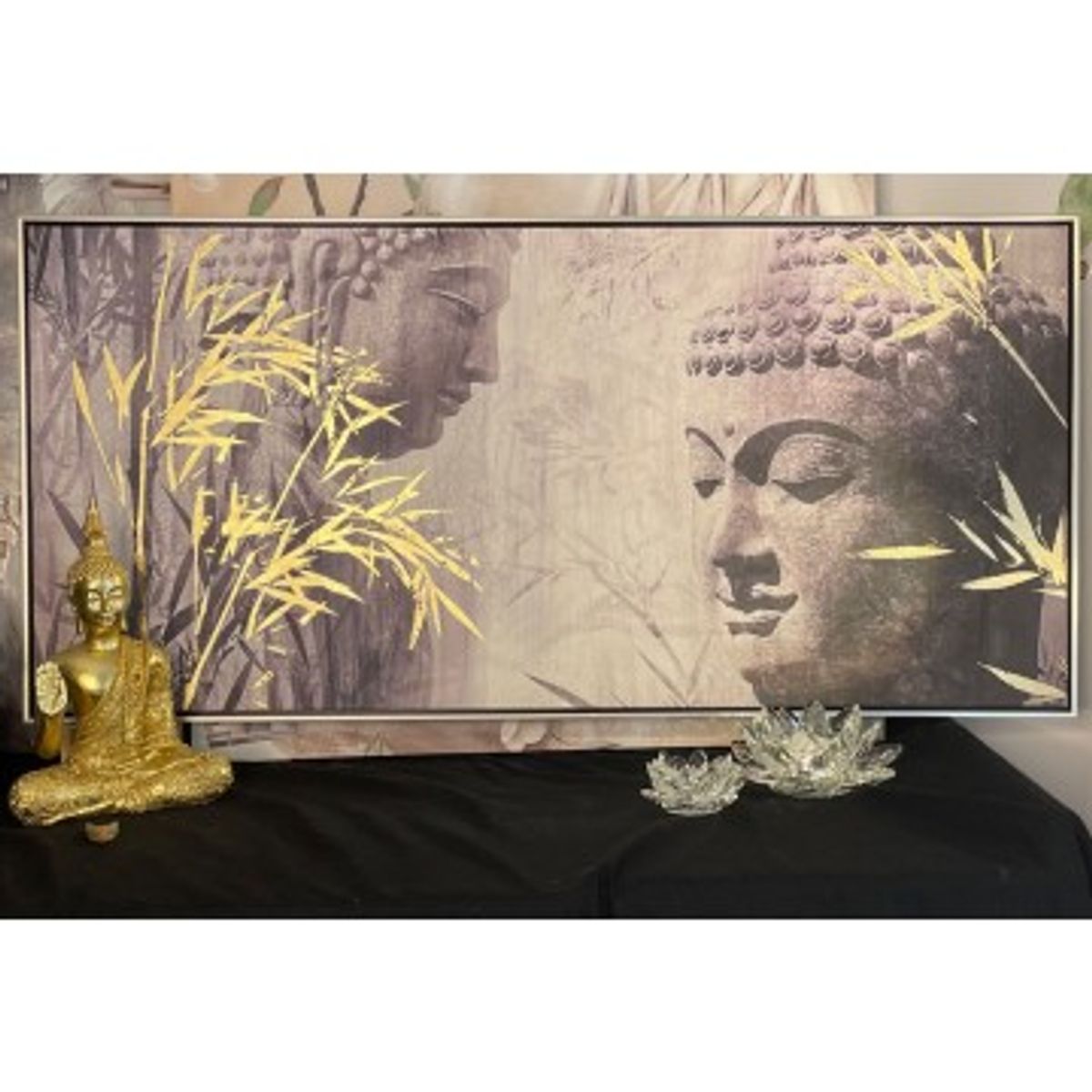 Buddha maleri / billede 115 x 55 cm - Spirituelle billeder - GodKarmaShop