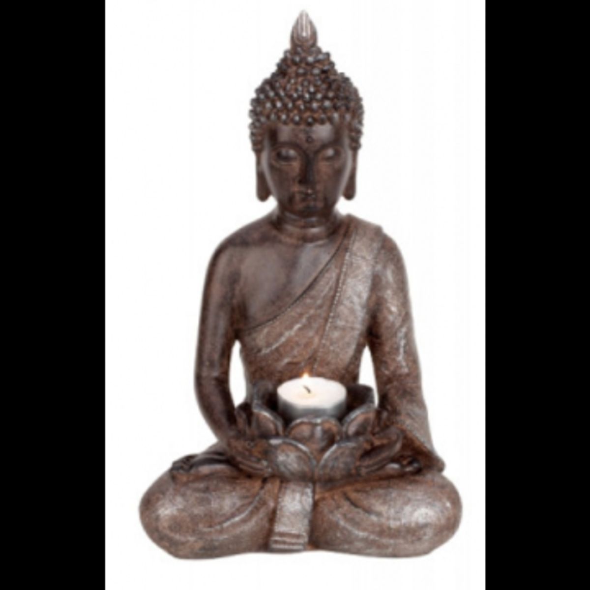 Buddha med plads til lys 30 cm - Buddha statuer generelt - GodKarmaShop