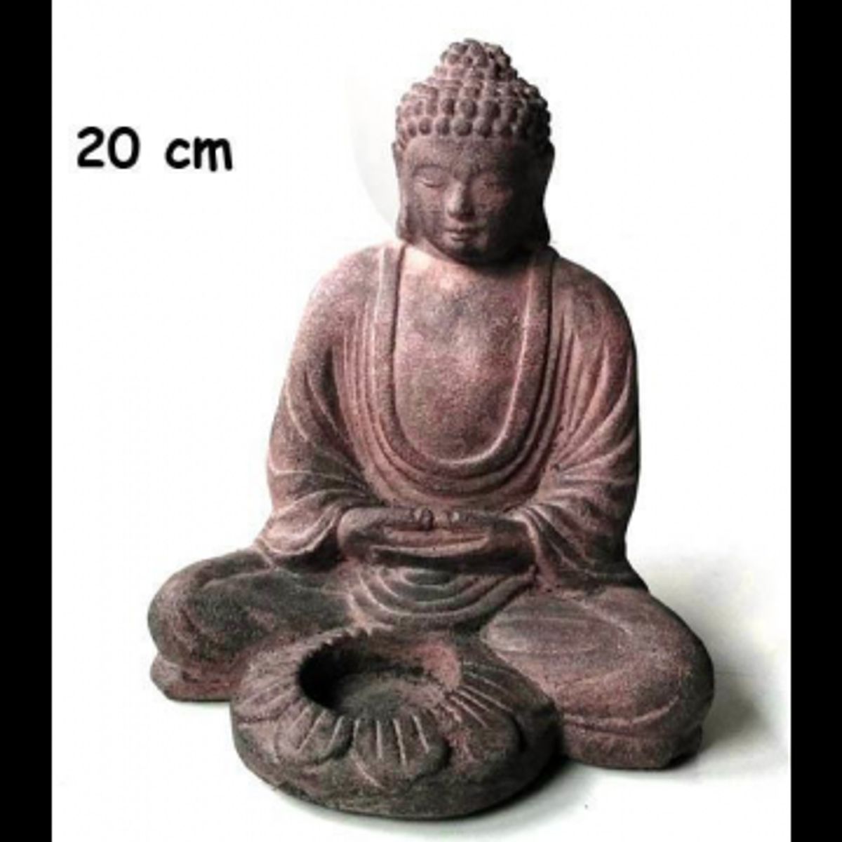 Buddha med plads til lys - Brun - Buddha statuer generelt - GodKarmaShop