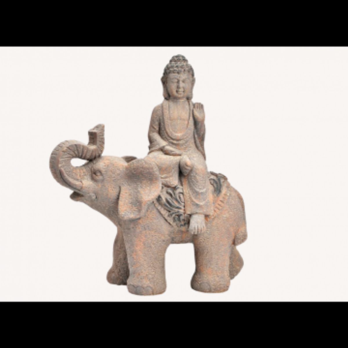 Buddha på elefant - Buddha statuer generelt - GodKarmaShop