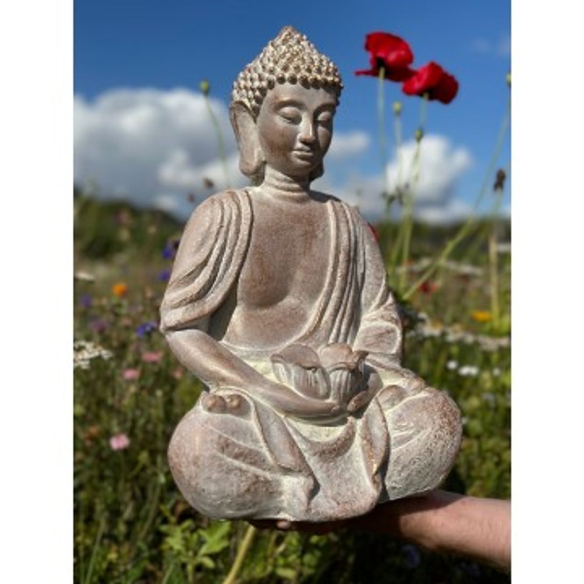 Buddha til lys 39 cm - Buddha statuer generelt - GodKarmaShop