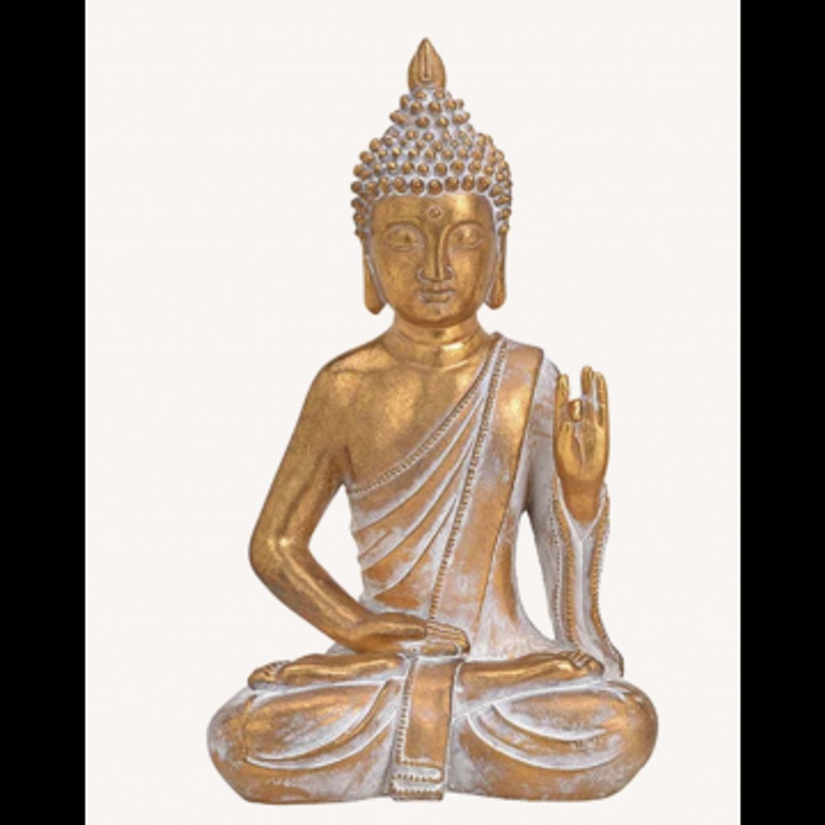 Buddha Vitarka mudra Guld - Buddha statuer generelt - GodKarmaShop