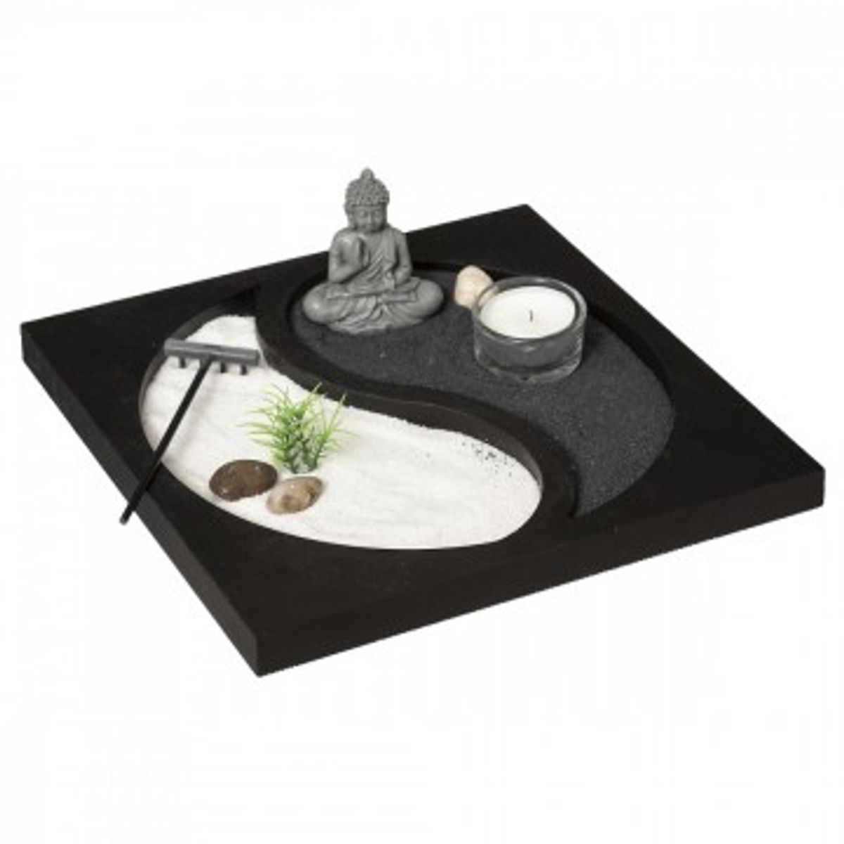 Buddha Yin - Yang Zen garden - Buddha statuer generelt - GodKarmaShop