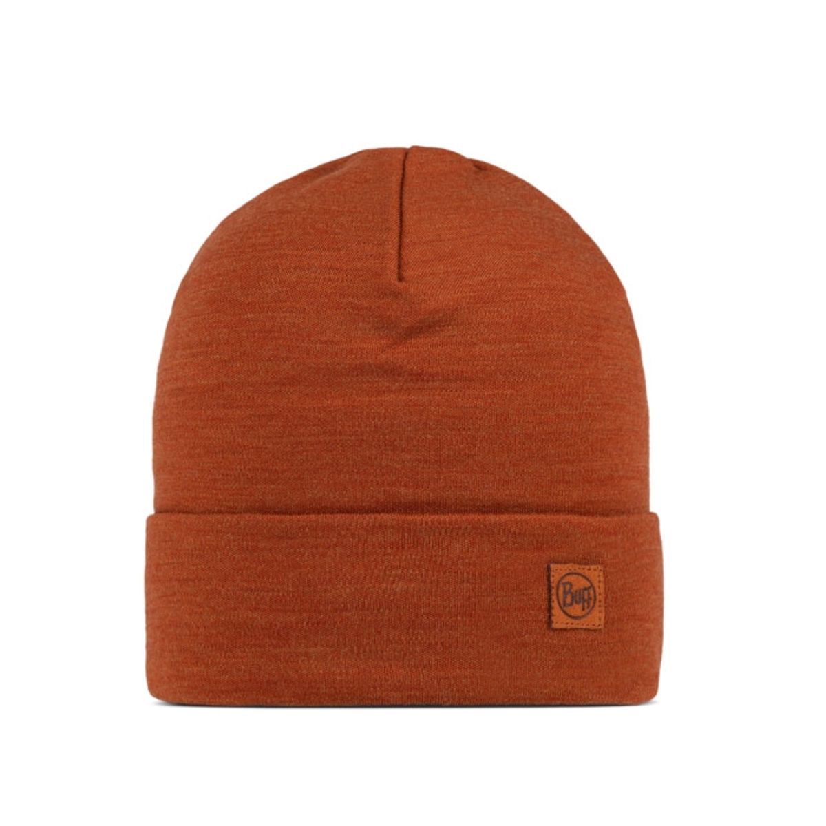 Buff Heavyweight Beanie Merino-solid cinnamon - Hue