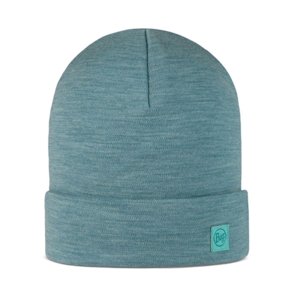 Buff Heavyweight Beanie Merino-solid pool - Hue