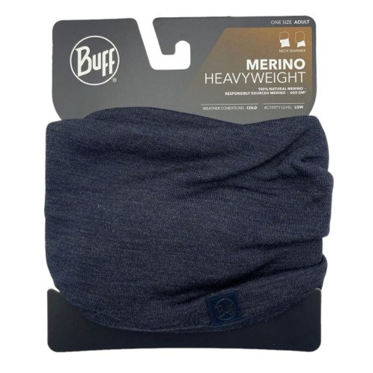 Buff Heavyweight Merino Wool Neckwarmer Night Blue