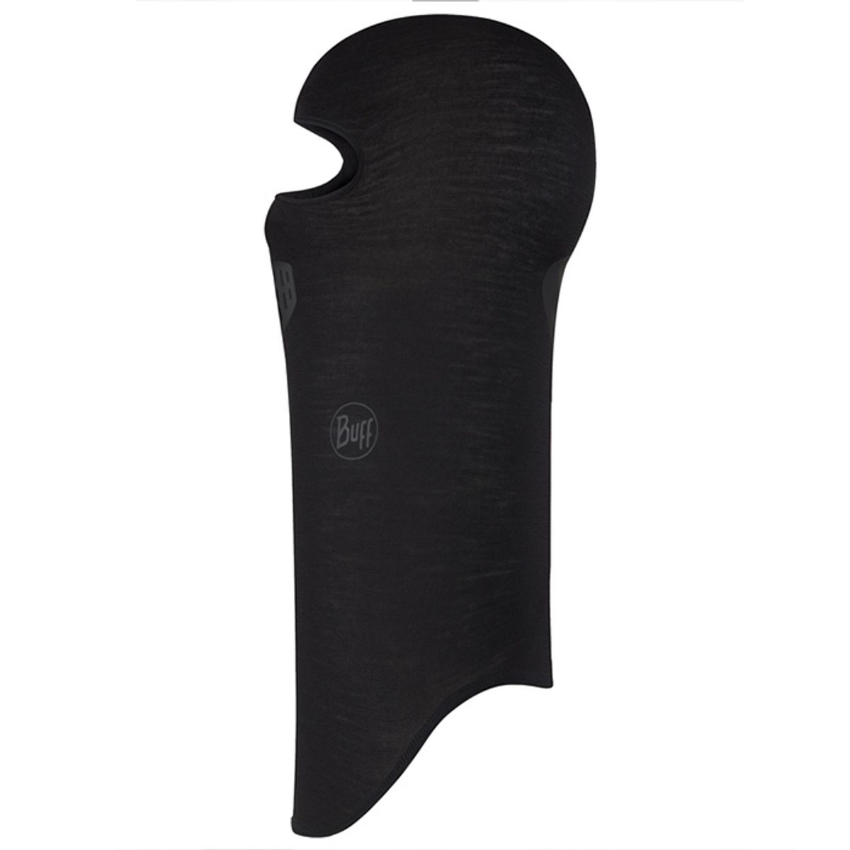 Buff Merino Lightweight balaclava, Sort - Skimaske, halstørklæde