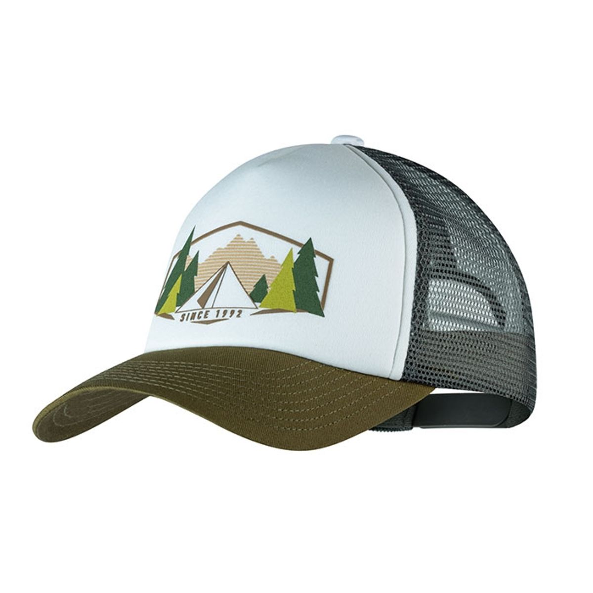 Buff Trucker Cap Darryl Hvid - Baseball cap, kasket