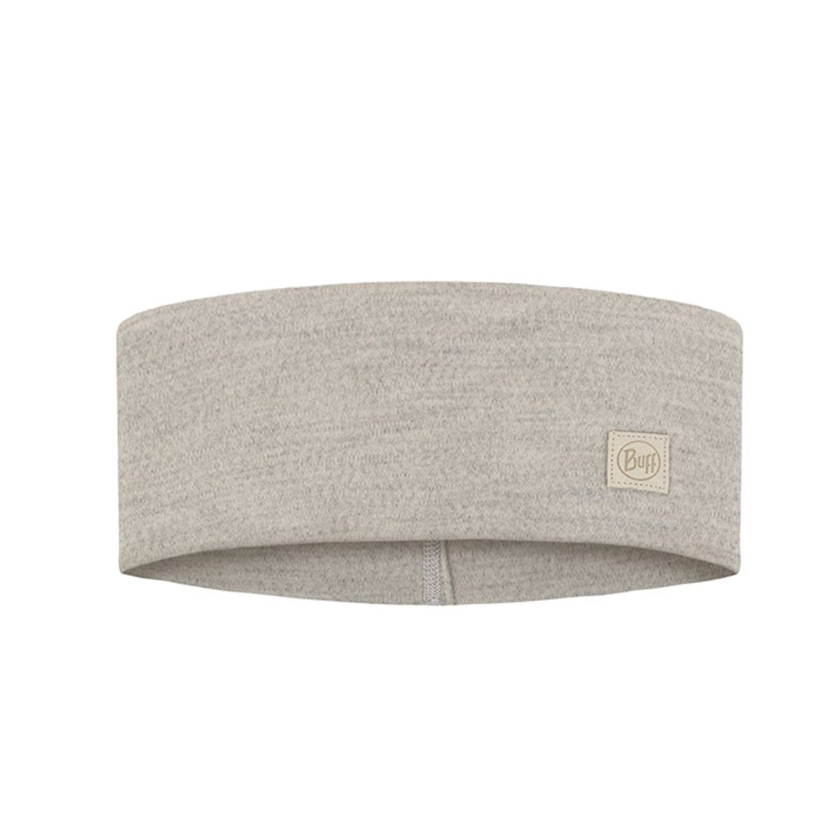 Buff Wide Headband 100% merinould-solid cloud - Pandebånd