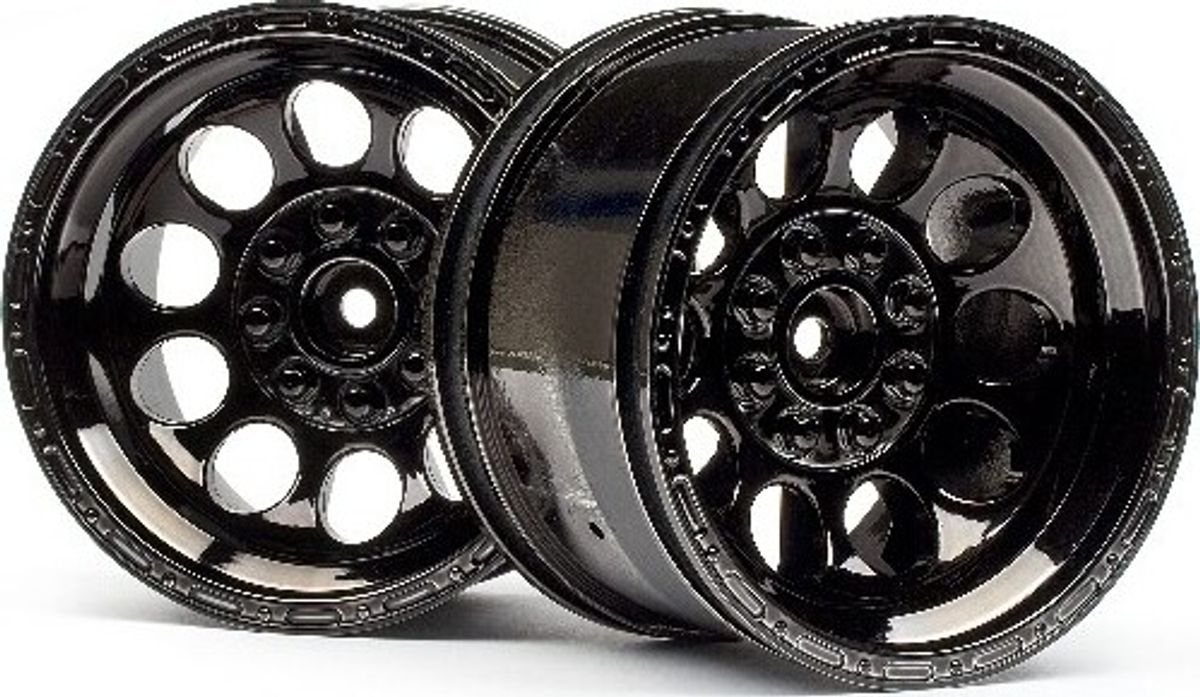 Bullet St Wheels Black Chrome (pr) - Hp101252 - Hpi Racing