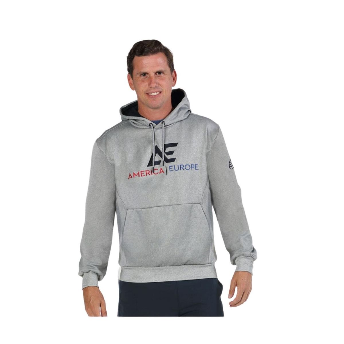 Bullpadel Hispania Hoodie Gris Medio Vigore