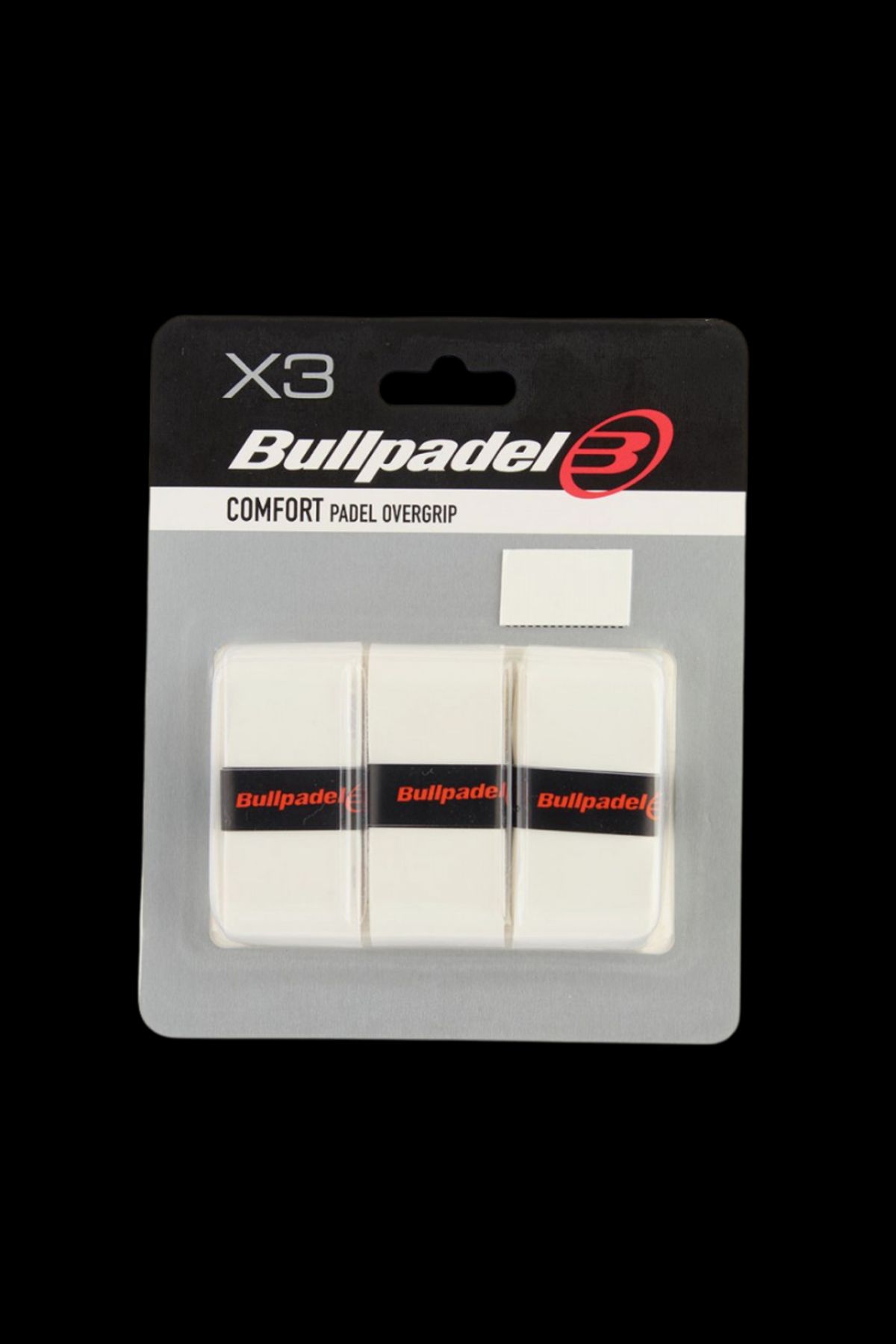 Bullpadel Overgrip - Komfort - Hvid - Overgrip