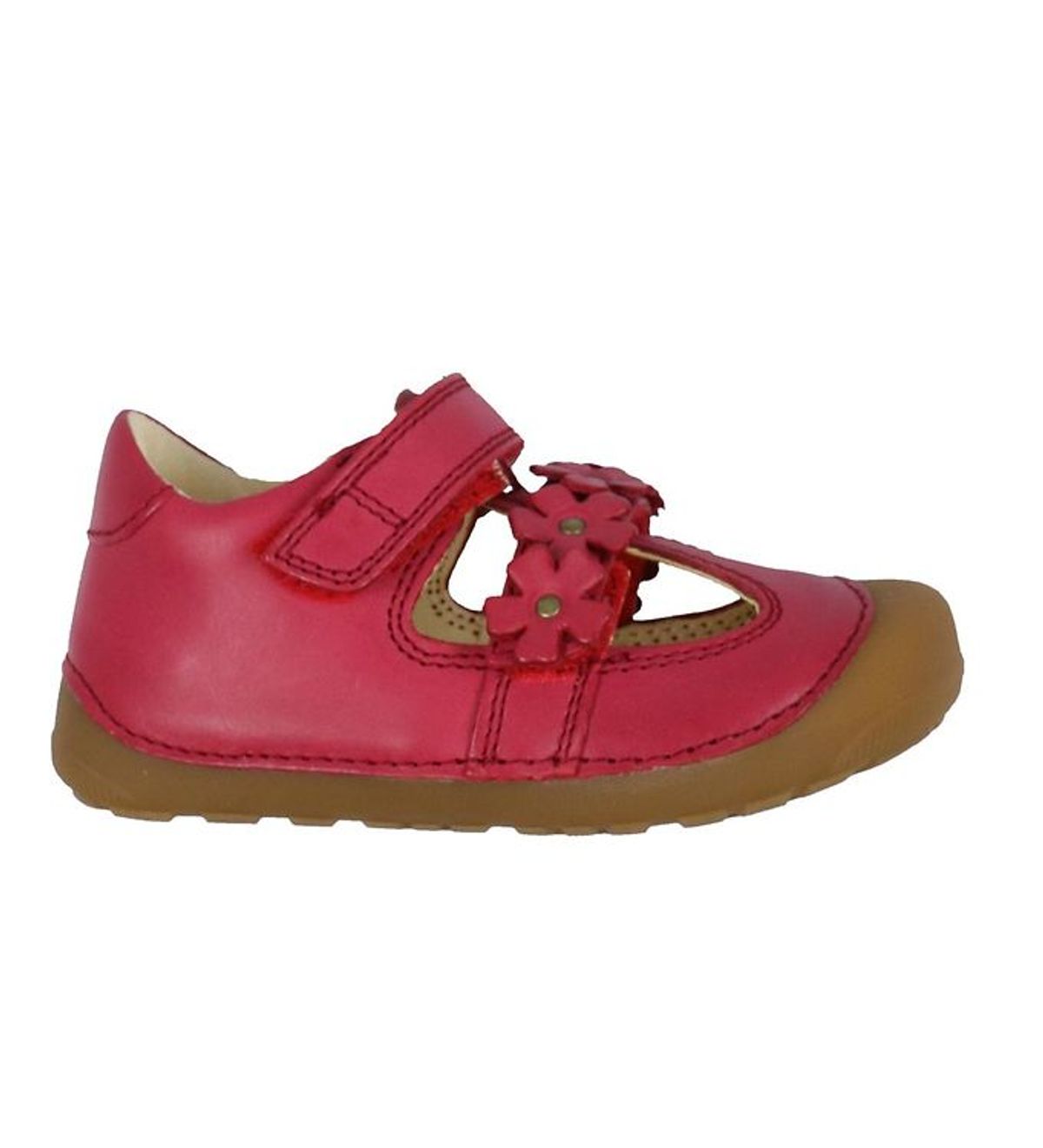 Bundgaard Begyndersandal - Petit Summer Flower - Red WS