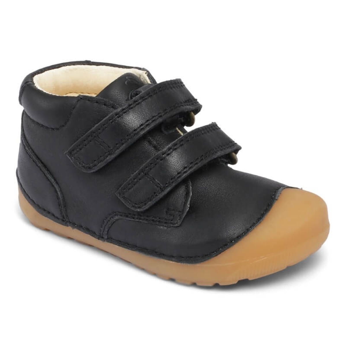 Bundgaard - Begyndersko Petit Velcro - Black/GUM - 20