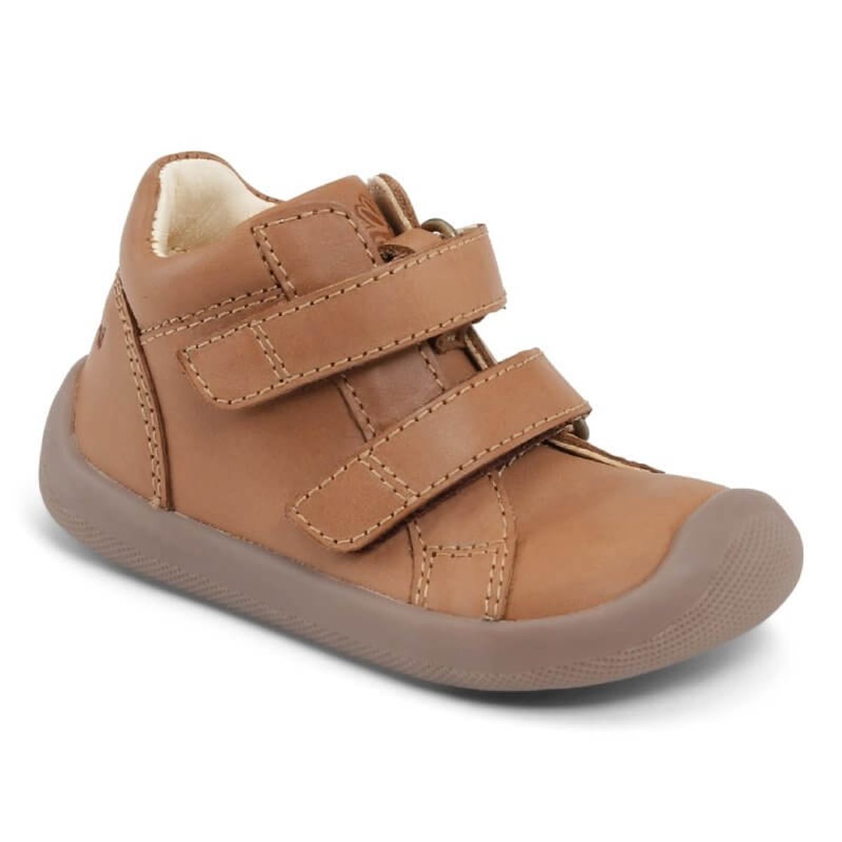 Bundgaard - Begyndersko The Walk Velcro - Caramel WS - 23