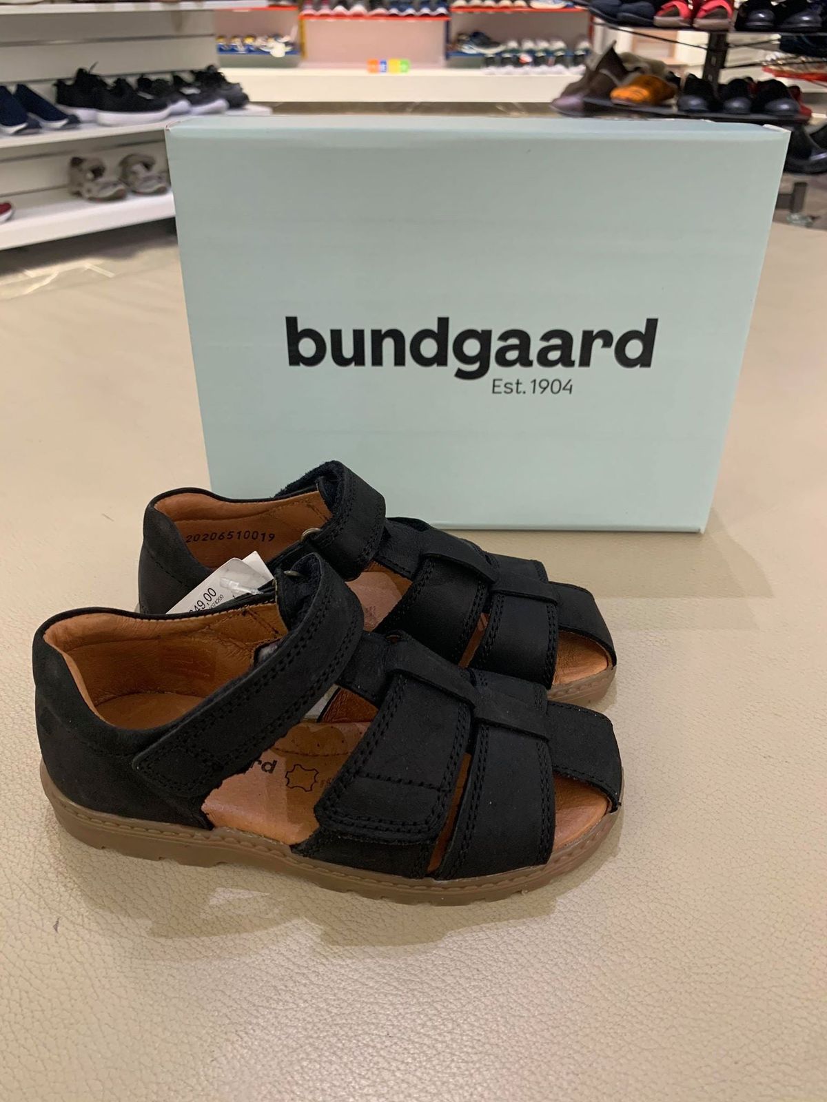 Bundgaard, Sandal med lukket snude - Sort - 28