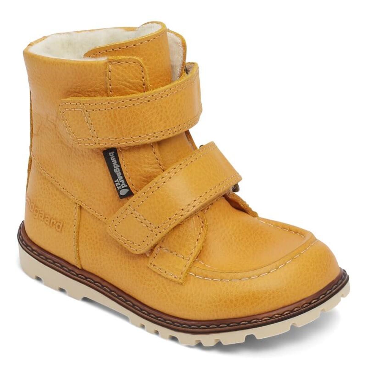 Bundgaard - Vinterstøvler Terry Strap TEX Velcro - Yellow G - 32