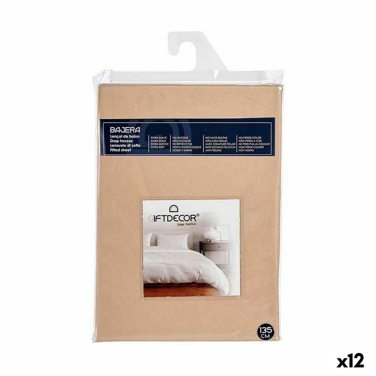 bundplastik 135 cm Beige (12 enheder)