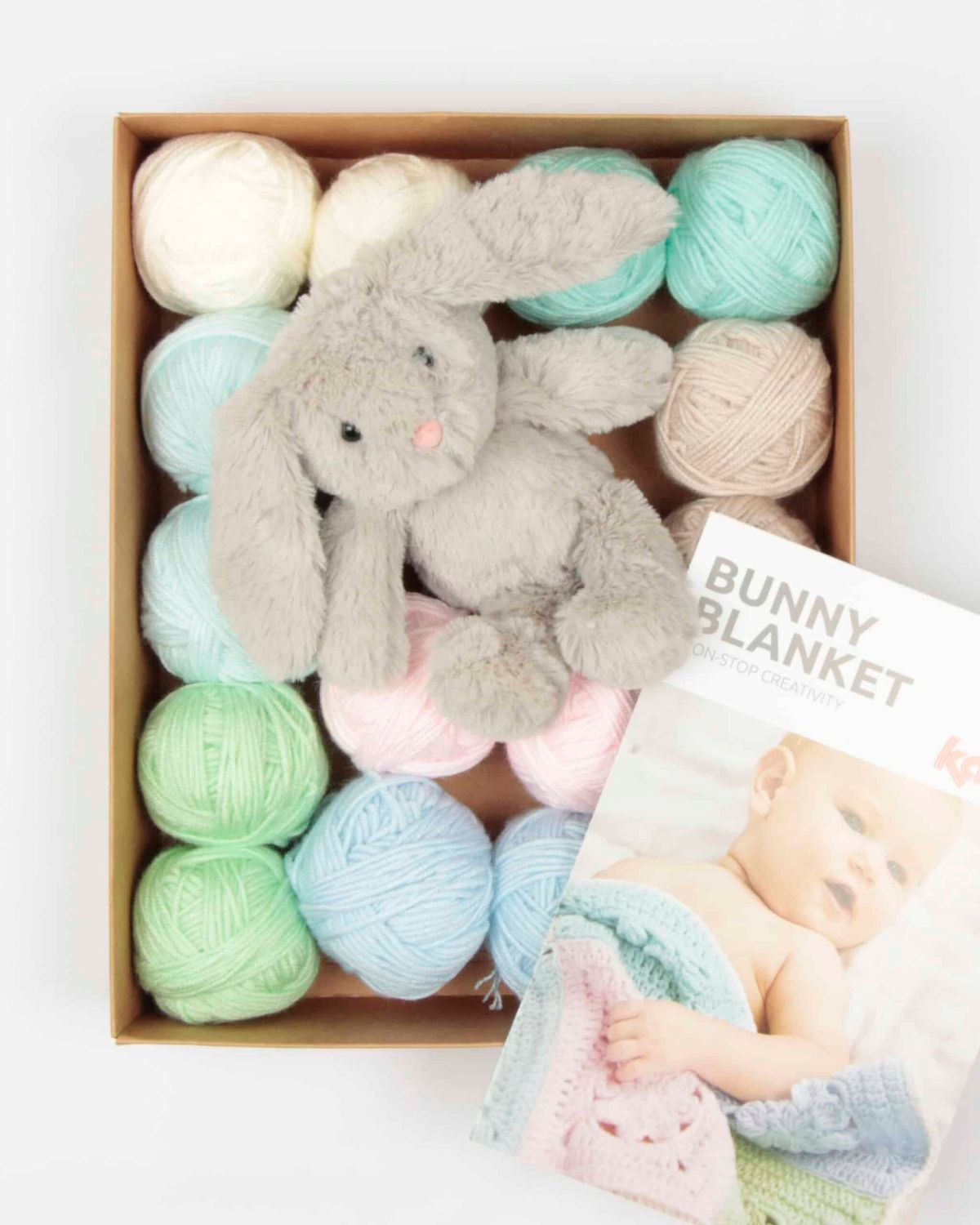 Bunny Blanket, hæklekit - 10% Viskose, 90% Akryl