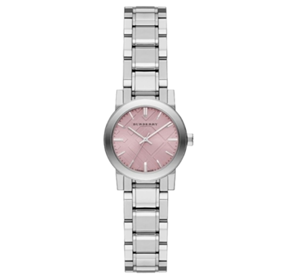 BURBERRY Ladies Silver Pink BU9231