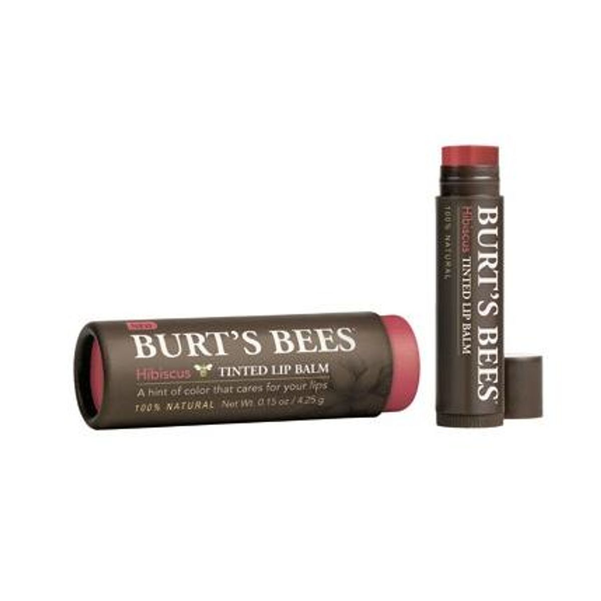 Burt ´s Bees Lip balm farvet hibiscus, 4250mg.