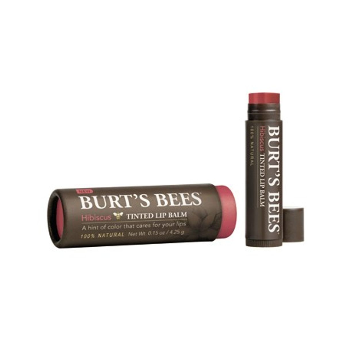 Burt ´s Bees Lip balm farvet hibiscus &bull; 4,25g.