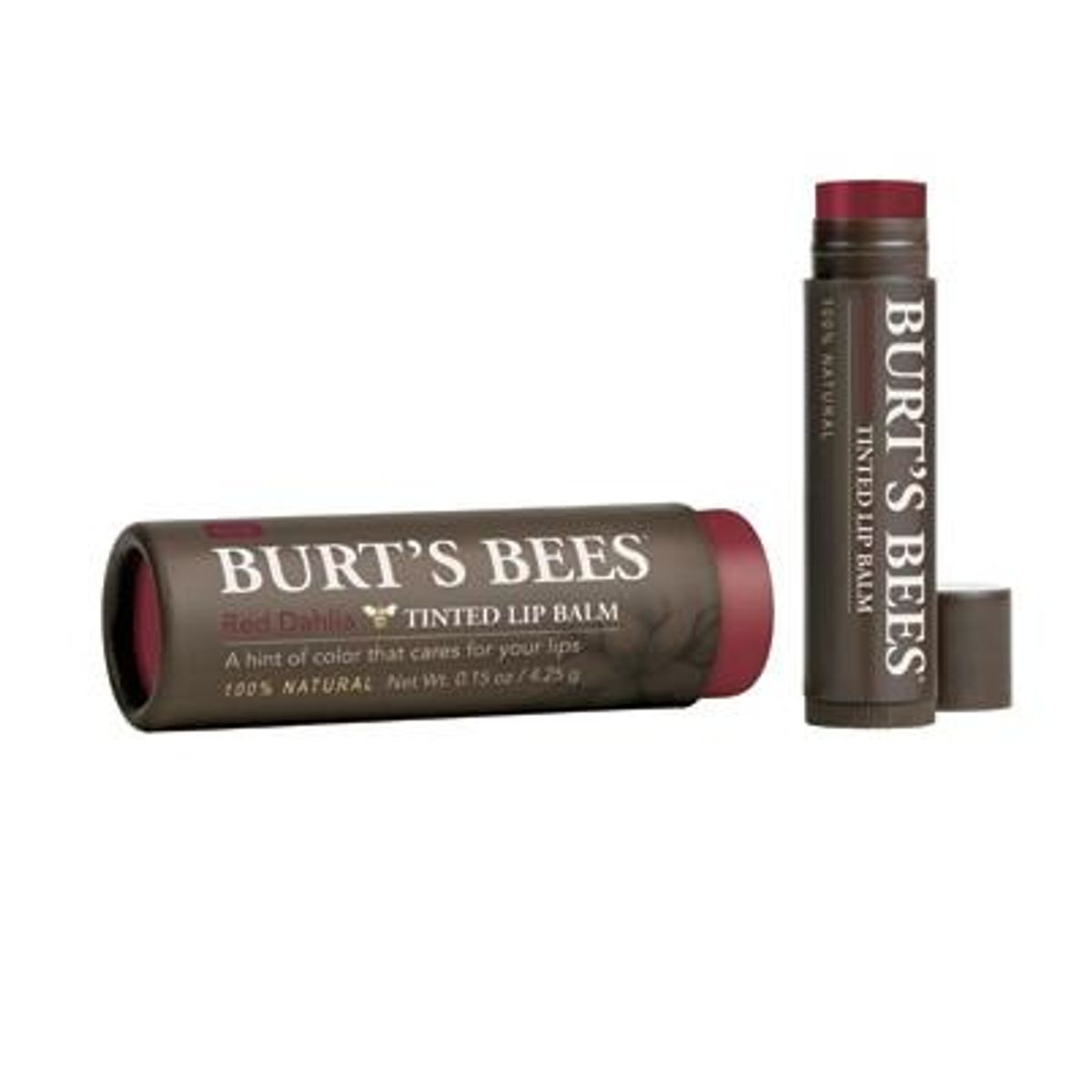 Burt ´s Bees Lip balm farvet red dahlia, 4250mg.