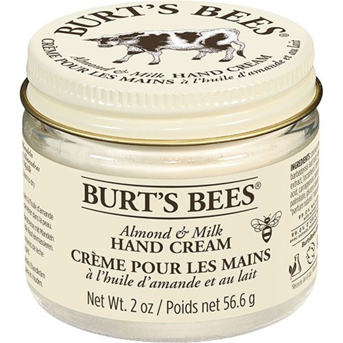 Burt's Bees Almond & Milk Hand Cream - 57 gram - Burt's Bees